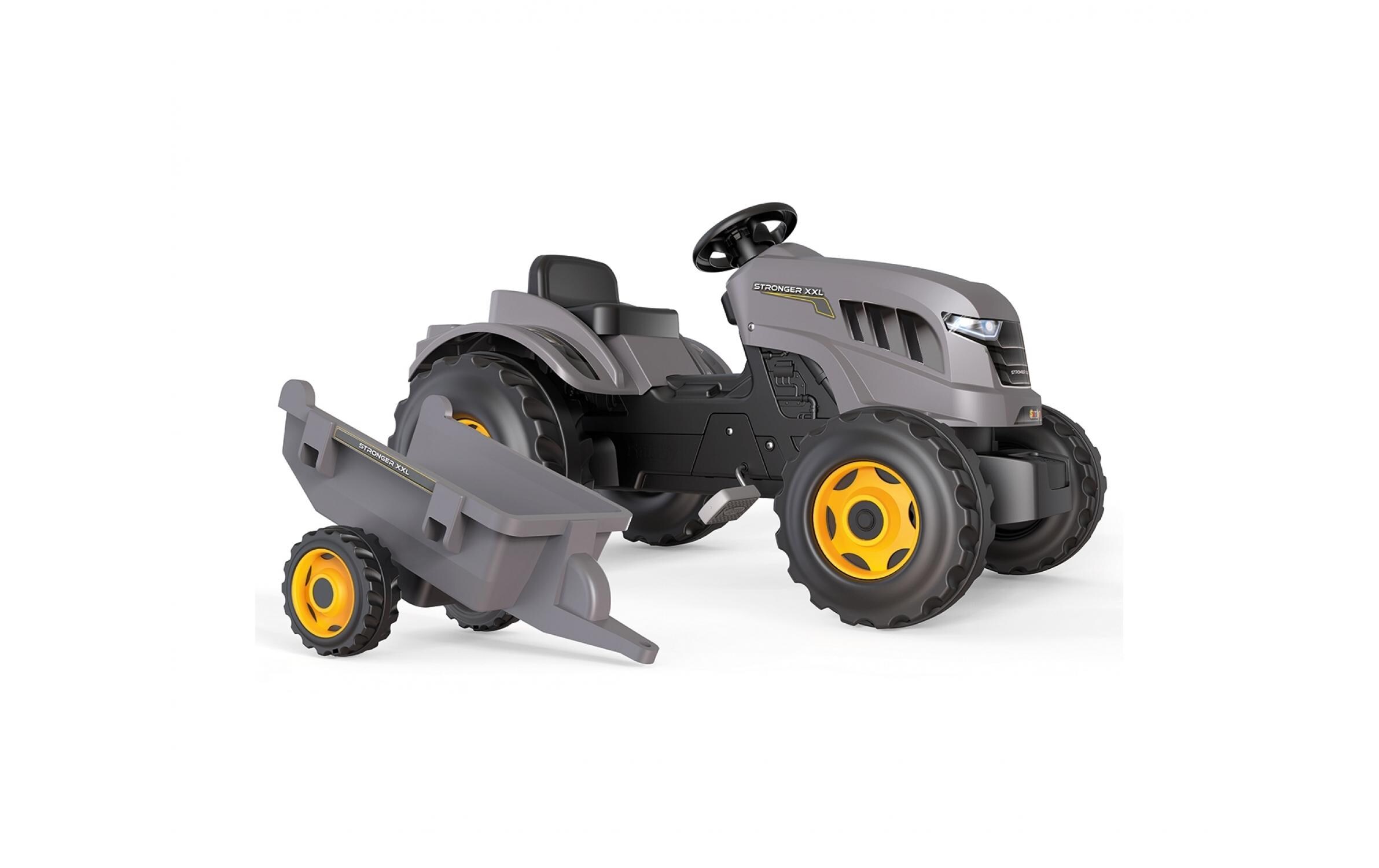 Traktor Stronger XXL mit Anhänger<br>Tretfahrzeug für Kinder