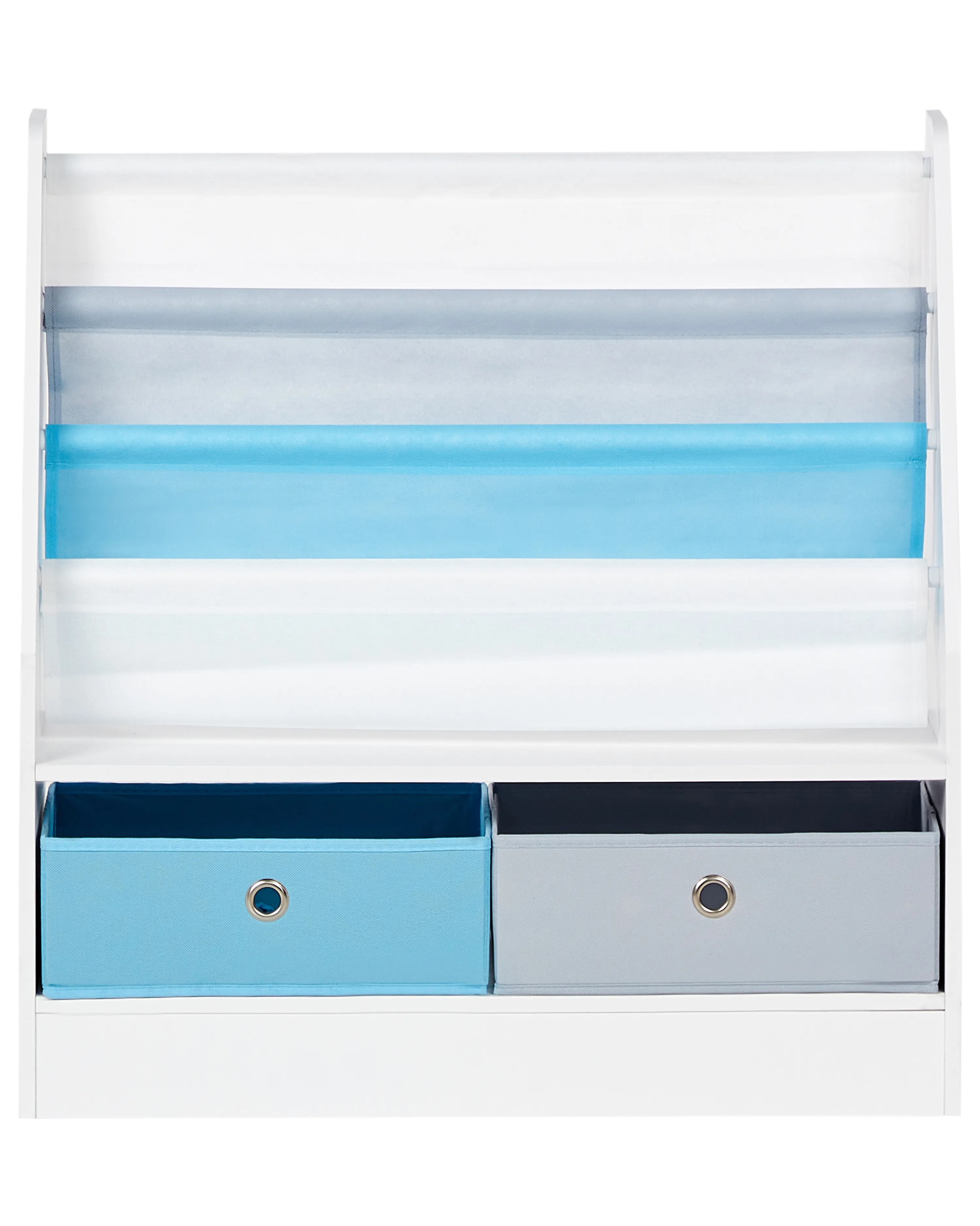 Boekenkast met 3 planken TUMBY 74 cm Wit