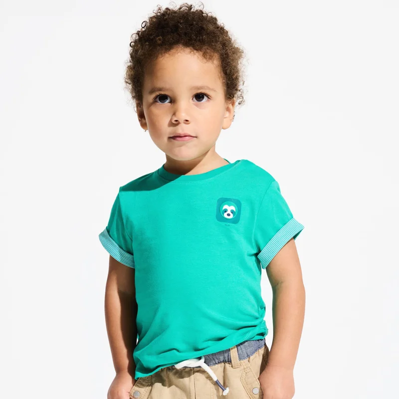 T-shirt à motif vert bébé garçon Vert