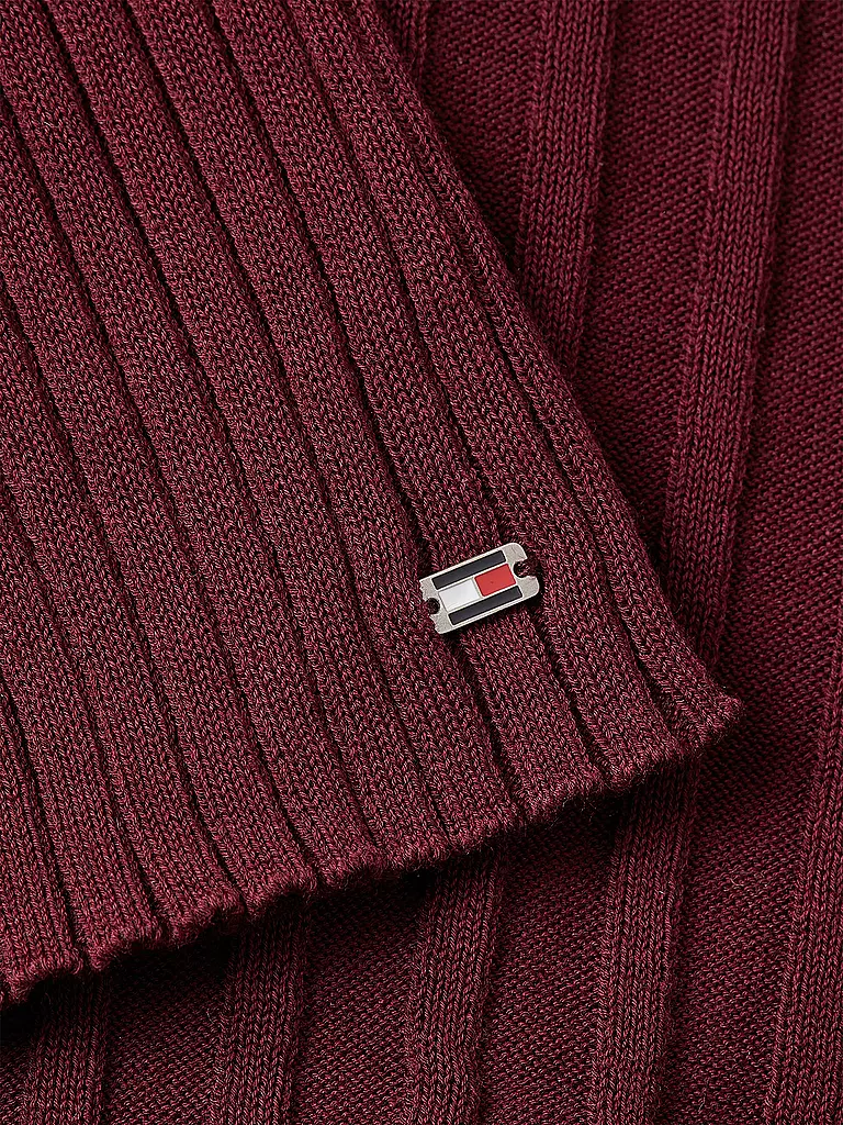 TOMMY HILFIGER Cardigan dunkelrot