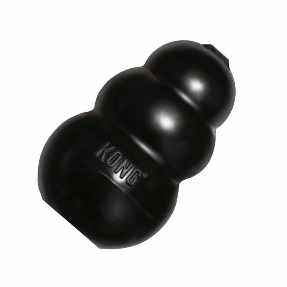 Kong Extreme - Vulbaar Hondenspeelgoed - zwart - 8.5x5.6x8.5 cm - M
