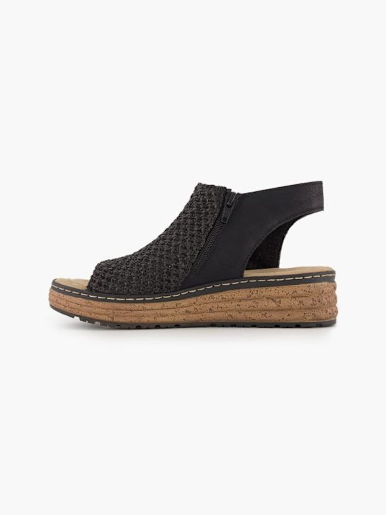 Rieker Sandalette Schwarz