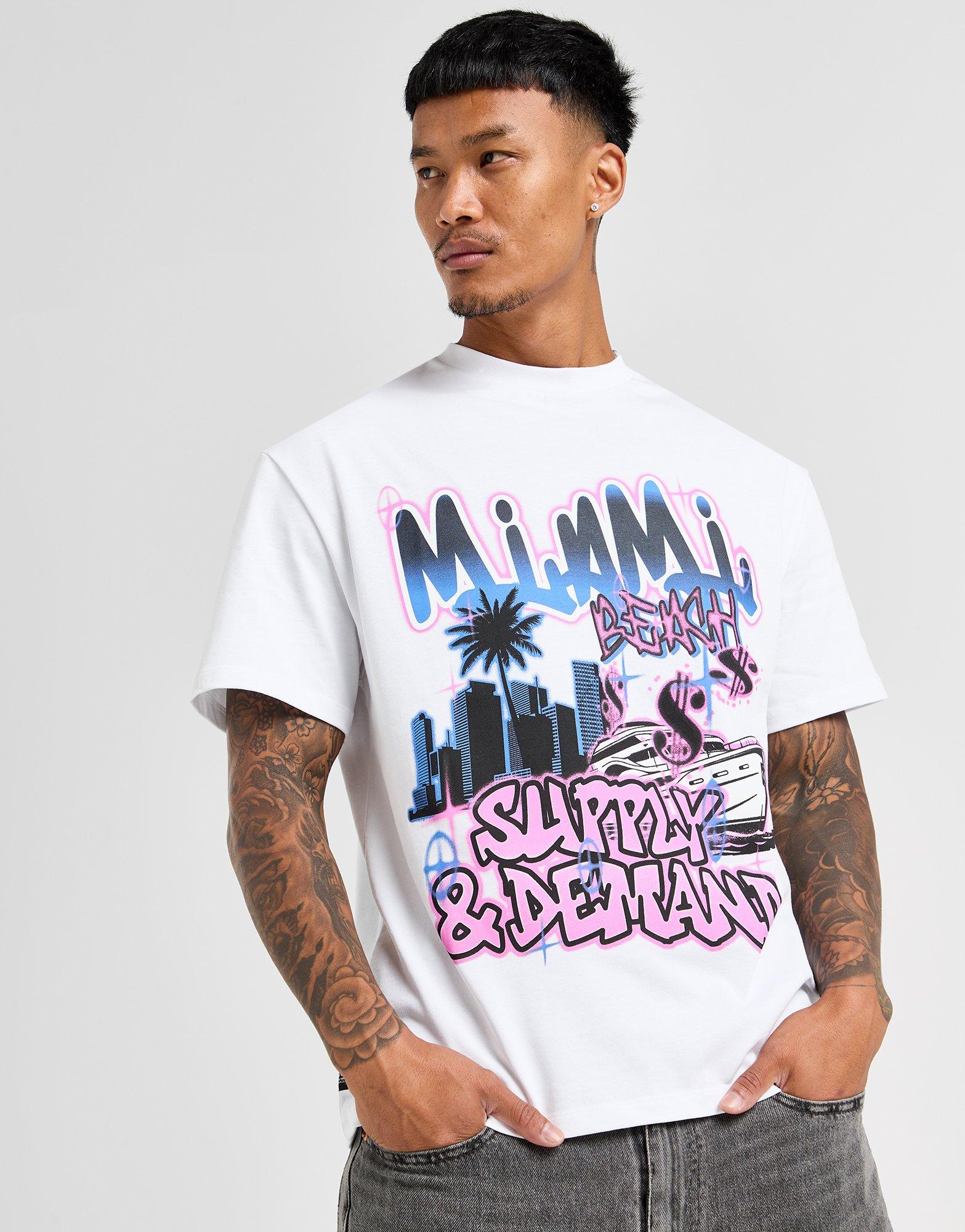 Supply & Demand T-shirt Miami Homme