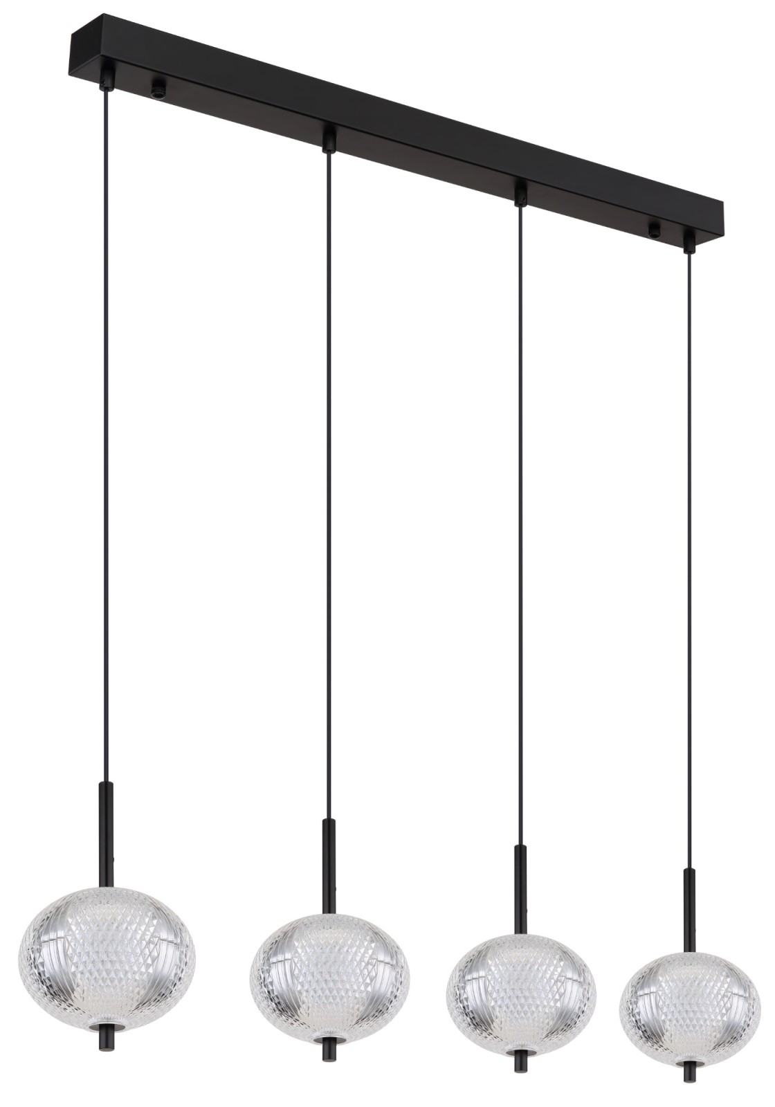 LED-Hängeleuchte - schwarz matt - 120 cm - Memoryfunktion