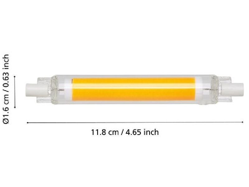 EGLO Leuchten Lampe 9 W R7S Warmweiss Energiesparendes LED Leuchtmittel