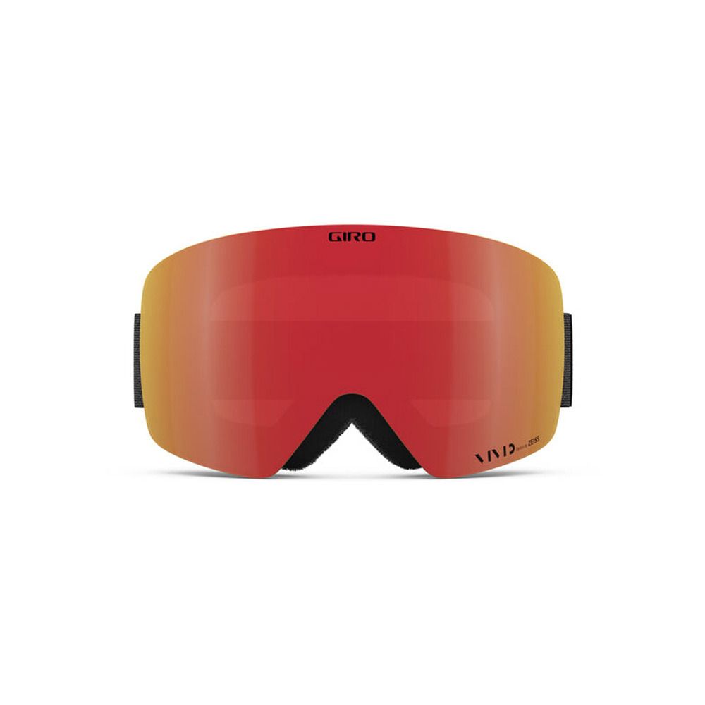 Giro CONTOUR - Masque ski Homme black mono/vivid ember + Écran supplémentaire vivid infrared