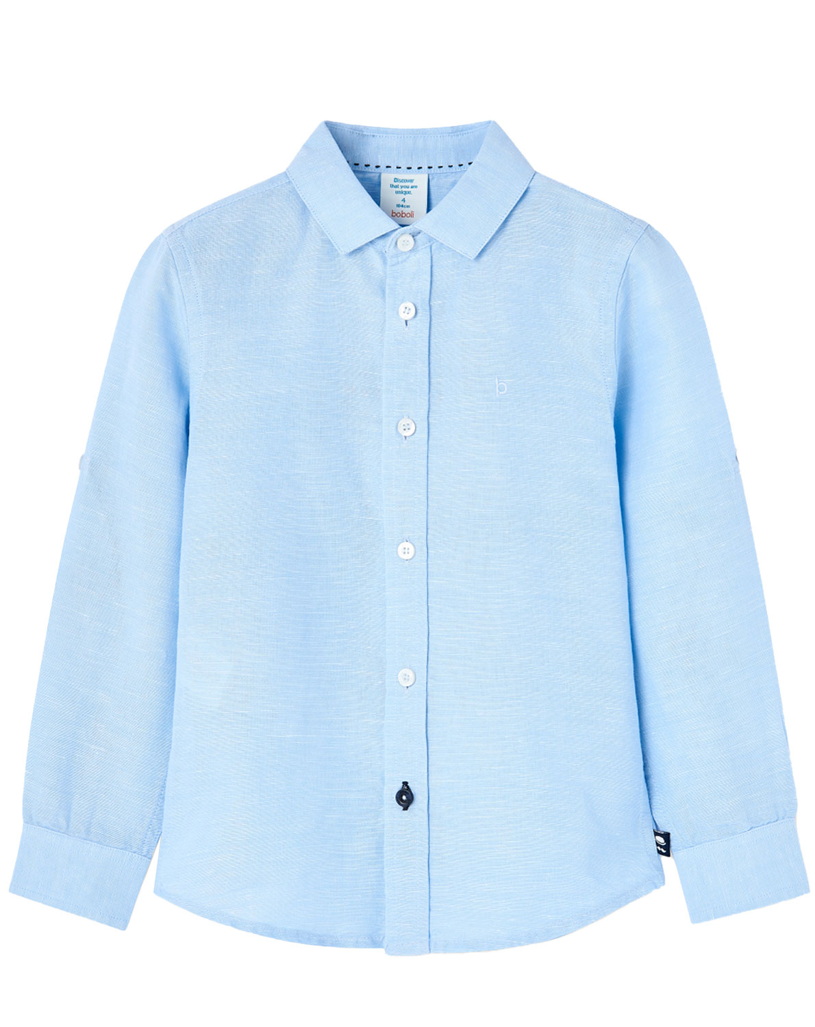 Langarmhemd CHIC in blau