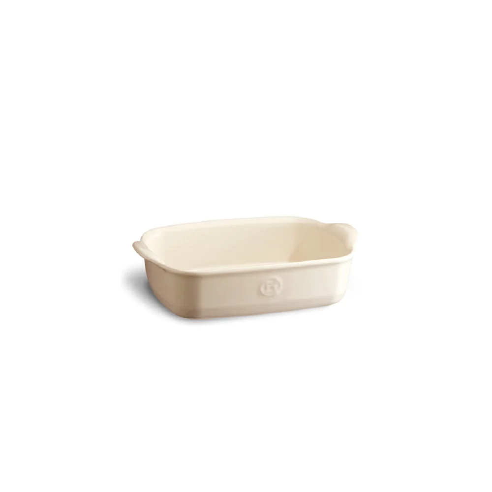 Plat à four rectangle beige 22 cm Emile Henry