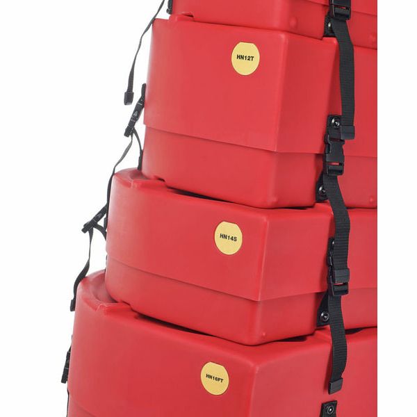 Hardcase HRockFus3 F.Lined Set Red