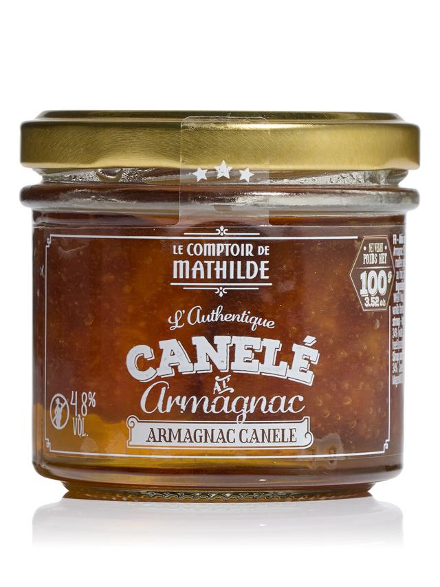 Le Comptoir de Mathilde Französische Dessertklassiker Geschenkset mit Baba, Crêpe & Canelé, 3x 100 g