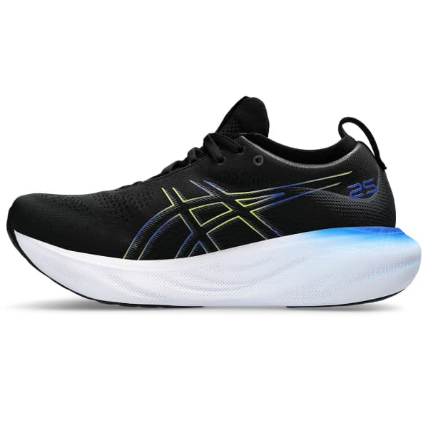 Chaussure running ASICS GEL-NIMBUS 25 BLACK/GLOW YELLOW