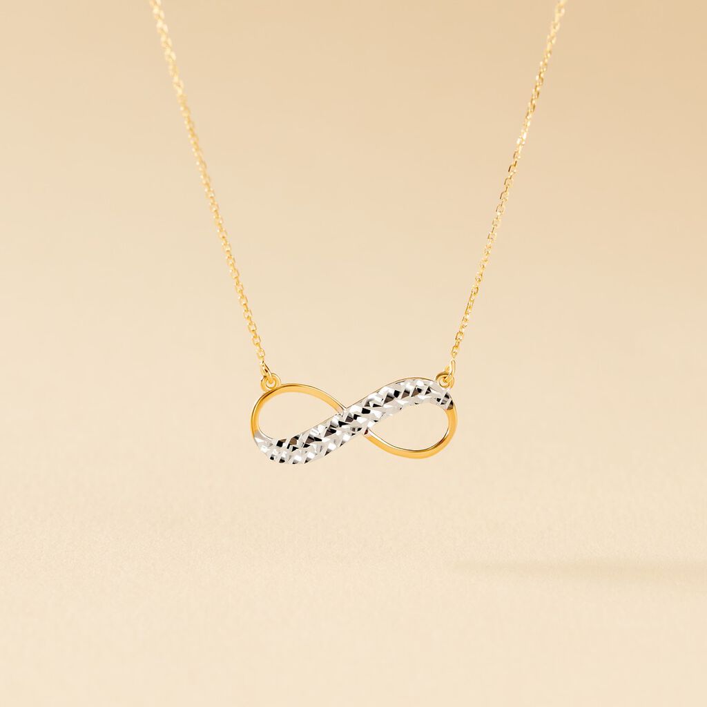 Collier Maryeme Infini Diamante Or Jaune