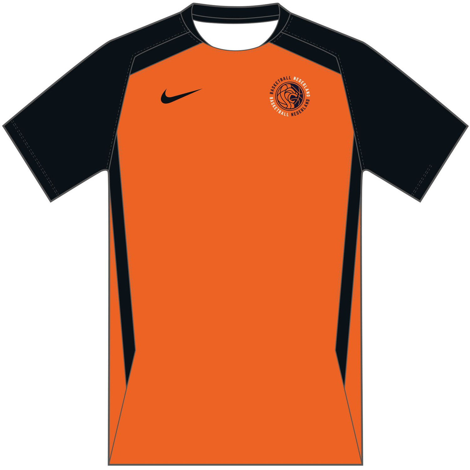 NBB Scheidsrechtersshirt Oranje
