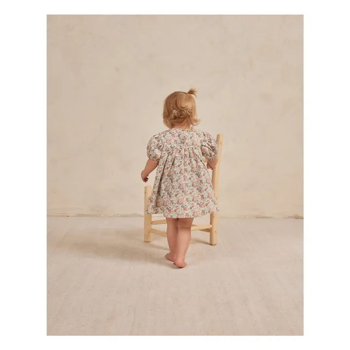 Quincy Mae Robe et Bloomer Carina Fleuri | Blanc cassé