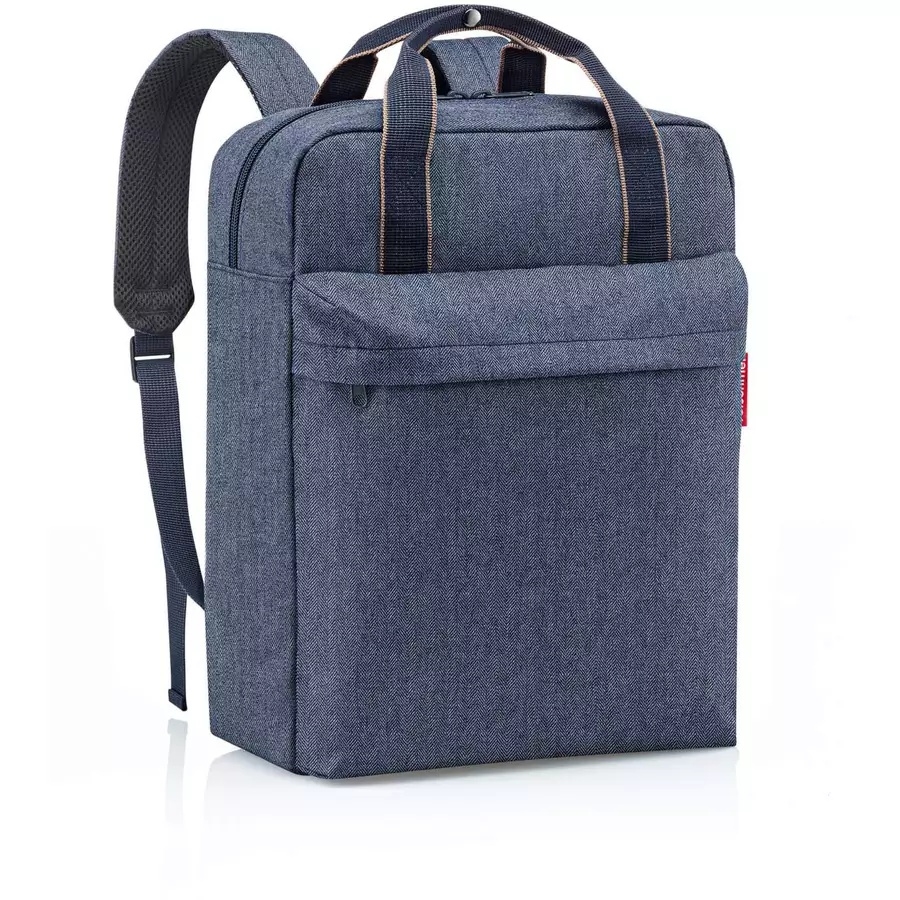 reisenthel allday Rucksack M - 15.6 39 cm herringbone dark blue