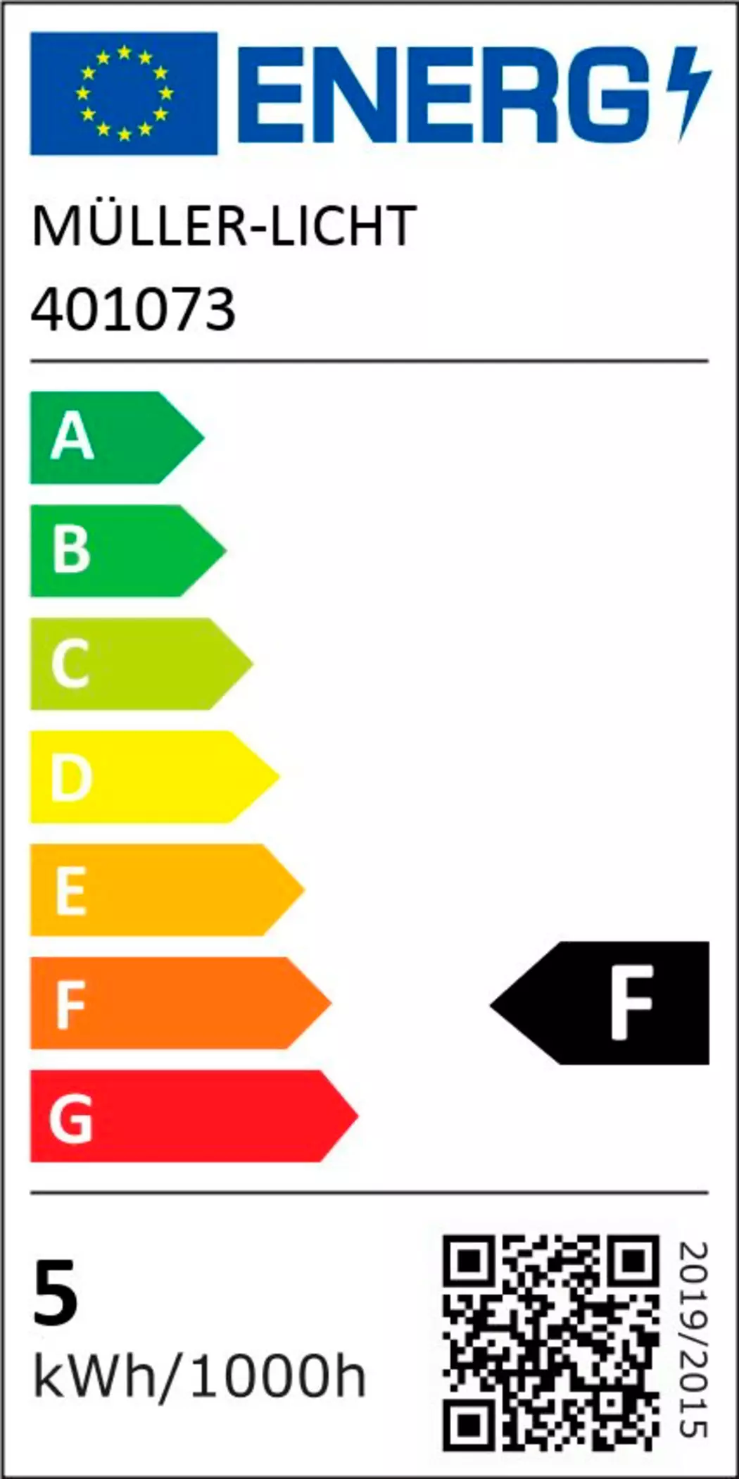 LED-Birne E27/4,5 Watt/Energie F