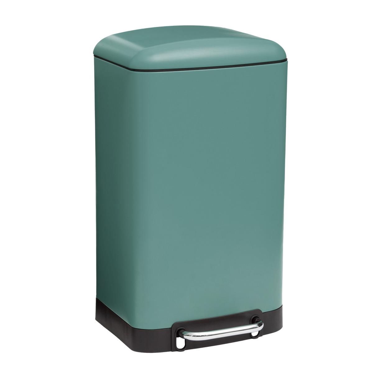 POUBELLE METAL 30L VERT ARIANE