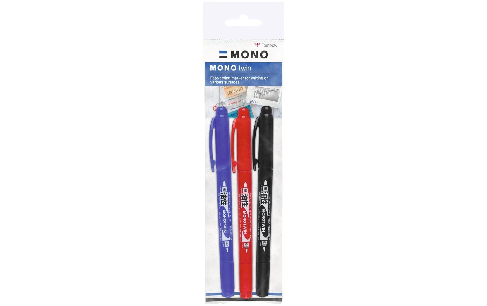 Permanent-Marker Mono Twin 3 StückZeichenstifte im 3er Set