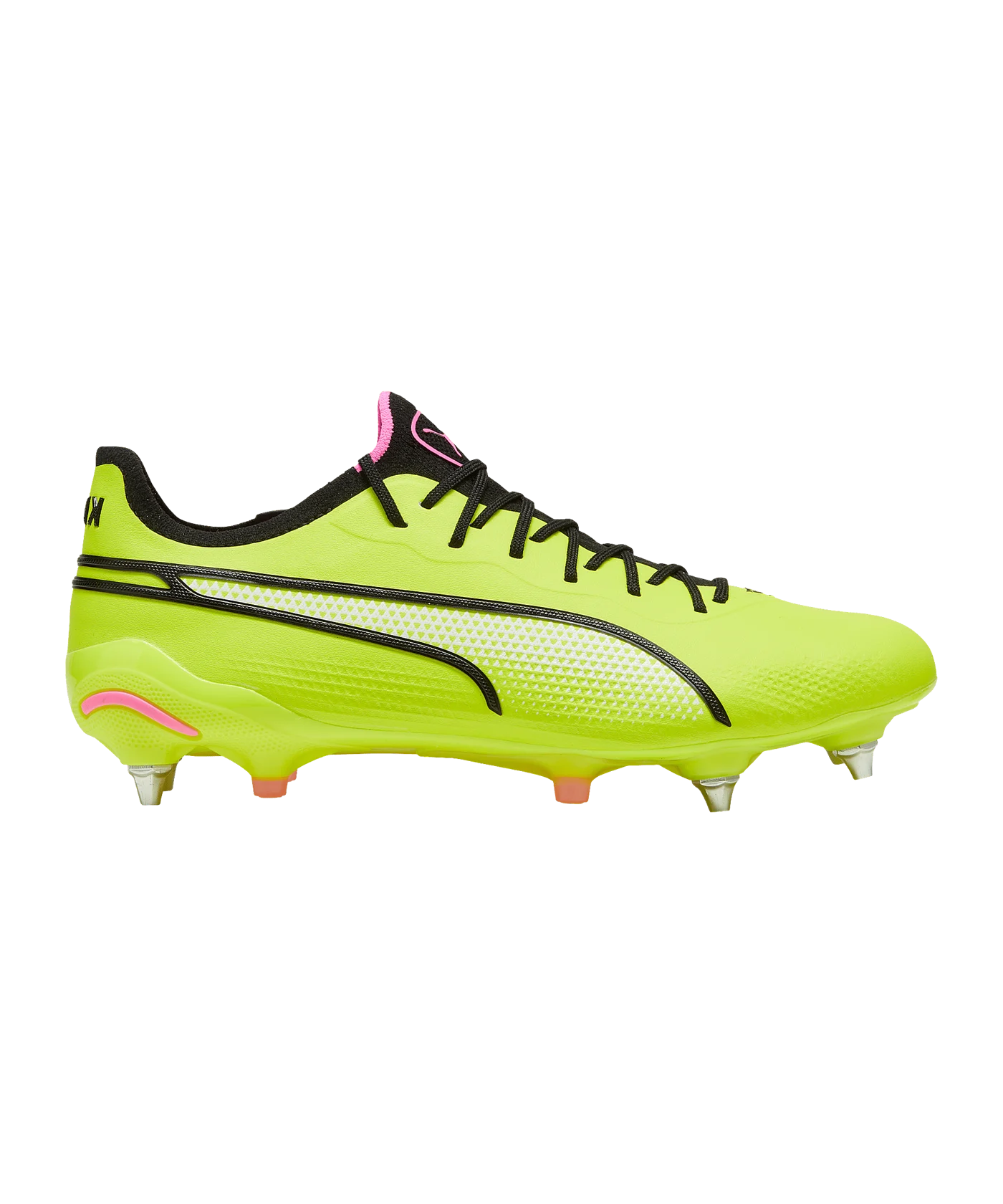 PUMA KING Ultimate MxSG Gelb Schwarz Pink F03