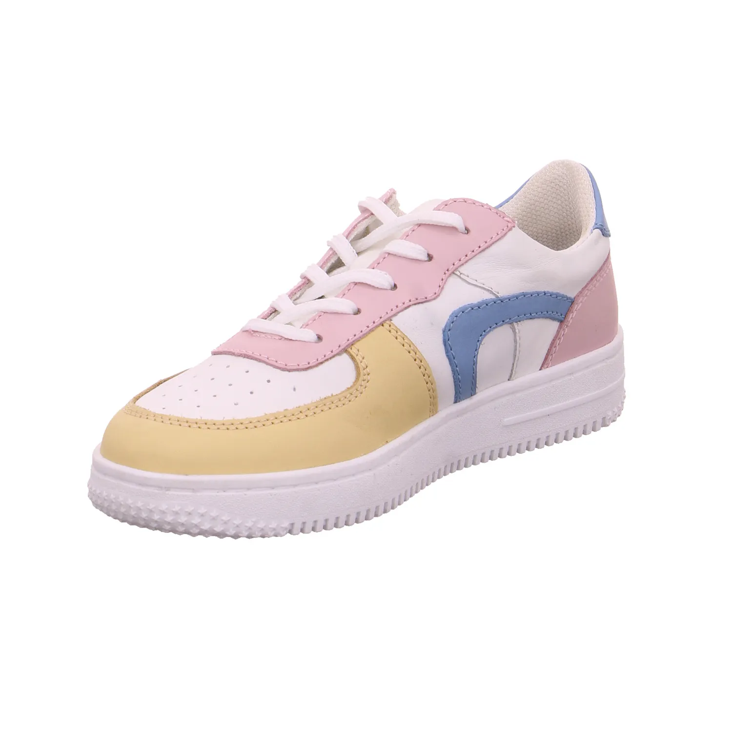 RICHTER Mädchen-Halbschuh Binder Weiss Leder  Sneaker