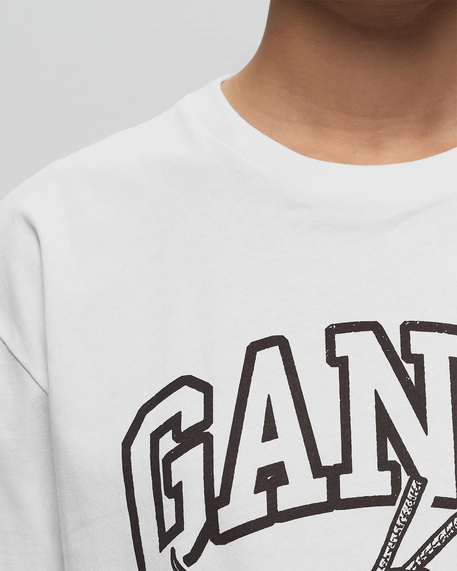 Ganni Future Heavy Cocktail Drop Shoulder Tee