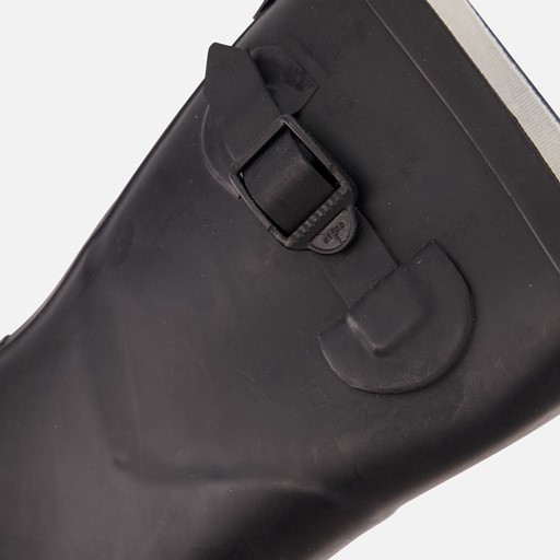 XQ Footwear Regenlaarzen zwart Rubber