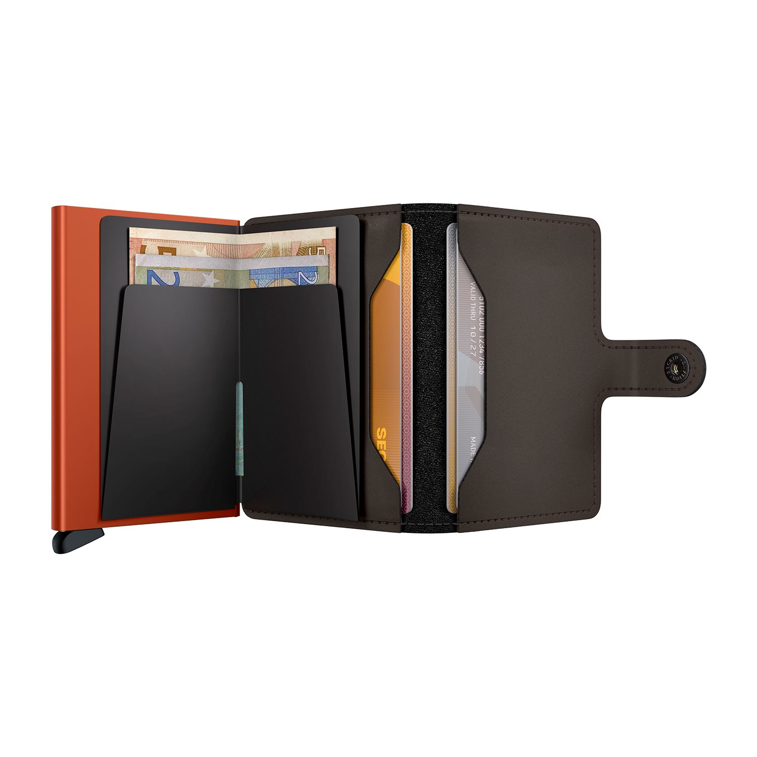 Secrid Miniwallet Matte truffle orange