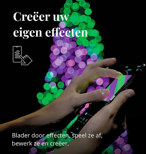 Twinkly - Strings Lichtsnoer - 48M - LED - 600LED RGB - Dimbaar - Zwart