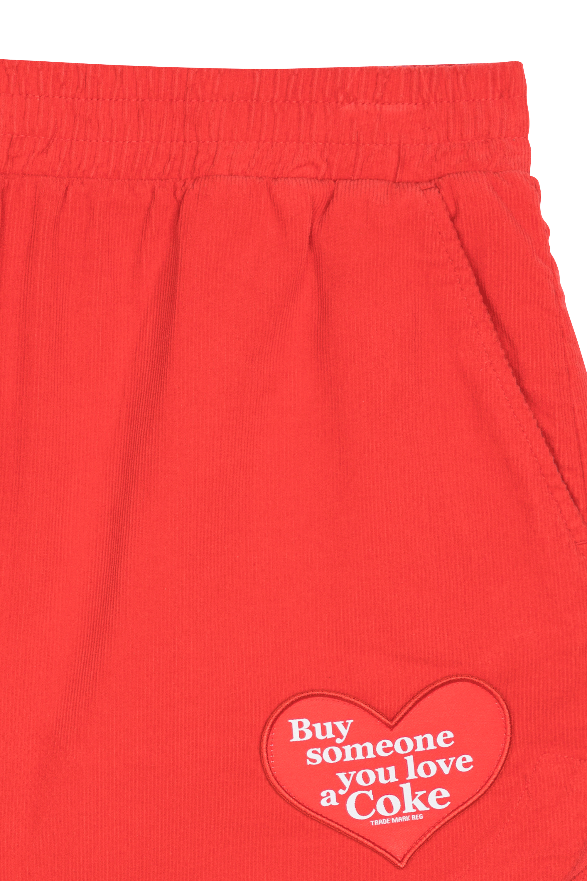 BRIXTON Short - brixton x COCA COLA RUNNER Rouge