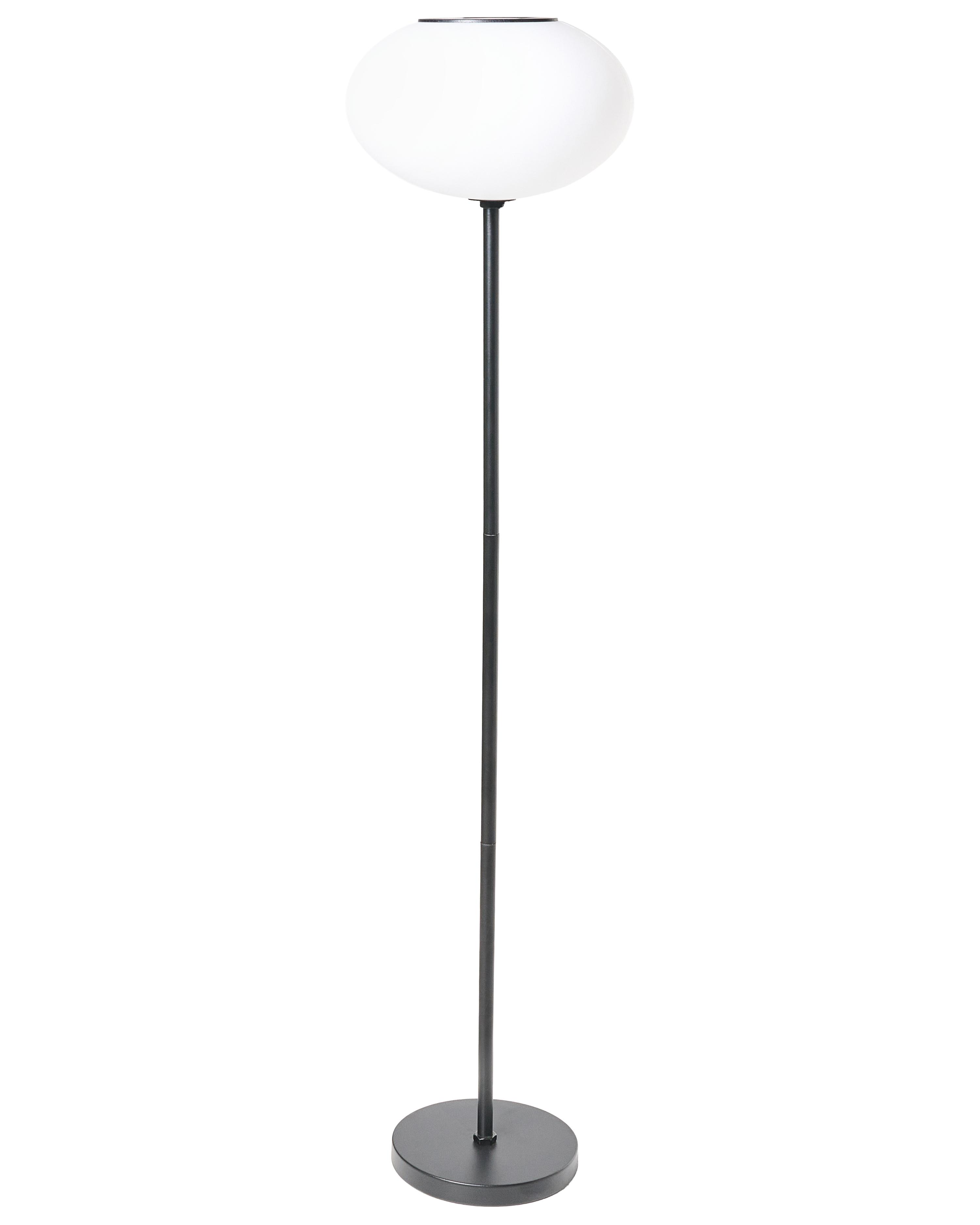 Solar LED-bollamp voor buiten LUMBE Zwart