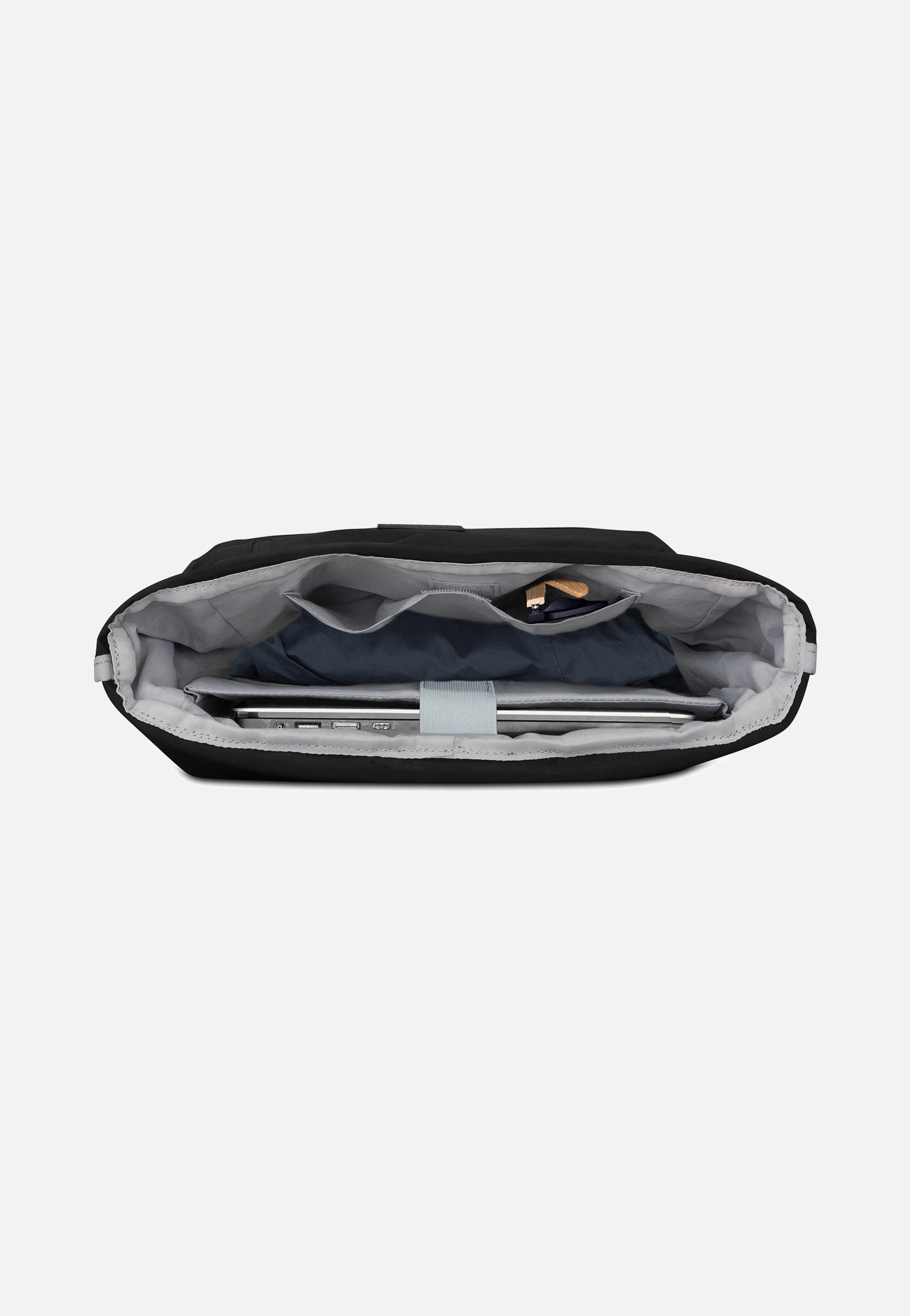 Robin Medium Schwarz - Rolltop Rucksack