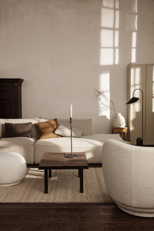 Ferm Living Rico Boucle 2-zits bank Sand