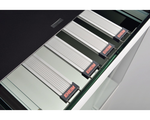 EHEIM incpiria 430 zeeaquariumcombinatie met LED-verlichting, circulatiepomp en verlichte kast, grafiet