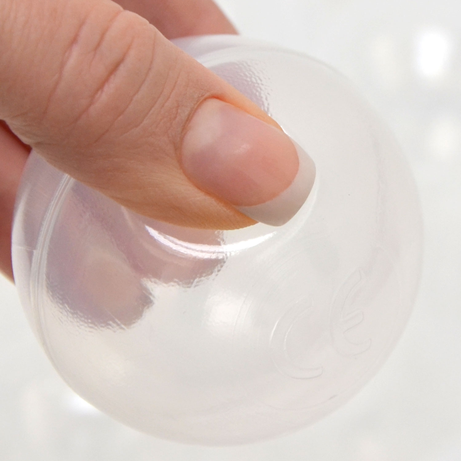 50 Bälle für Bällebad 5,5cm Babybälle Plastikbälle Baby Spielbälle Transparent