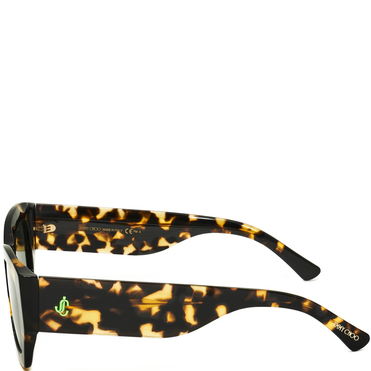Jimmy Choo - Lunettes de soleil - Catégorie 3  - Marron