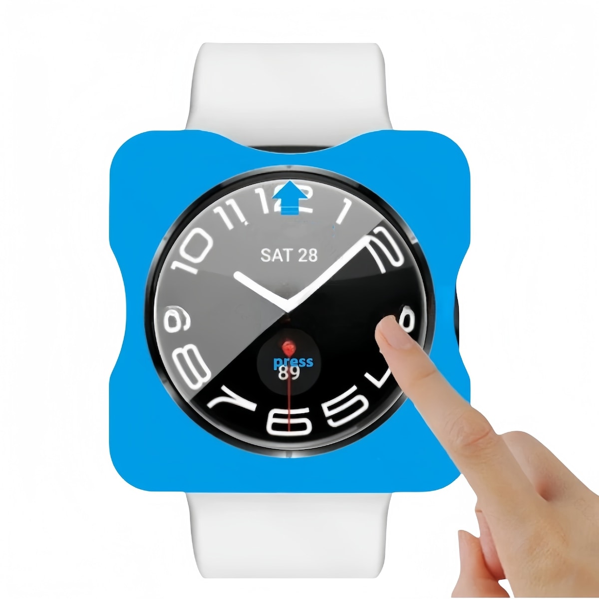 Skjermbeskytter i herdet glass for Samsung Galaxy Watch (2-pack) Samsung Galaxy Watch 6 40mm