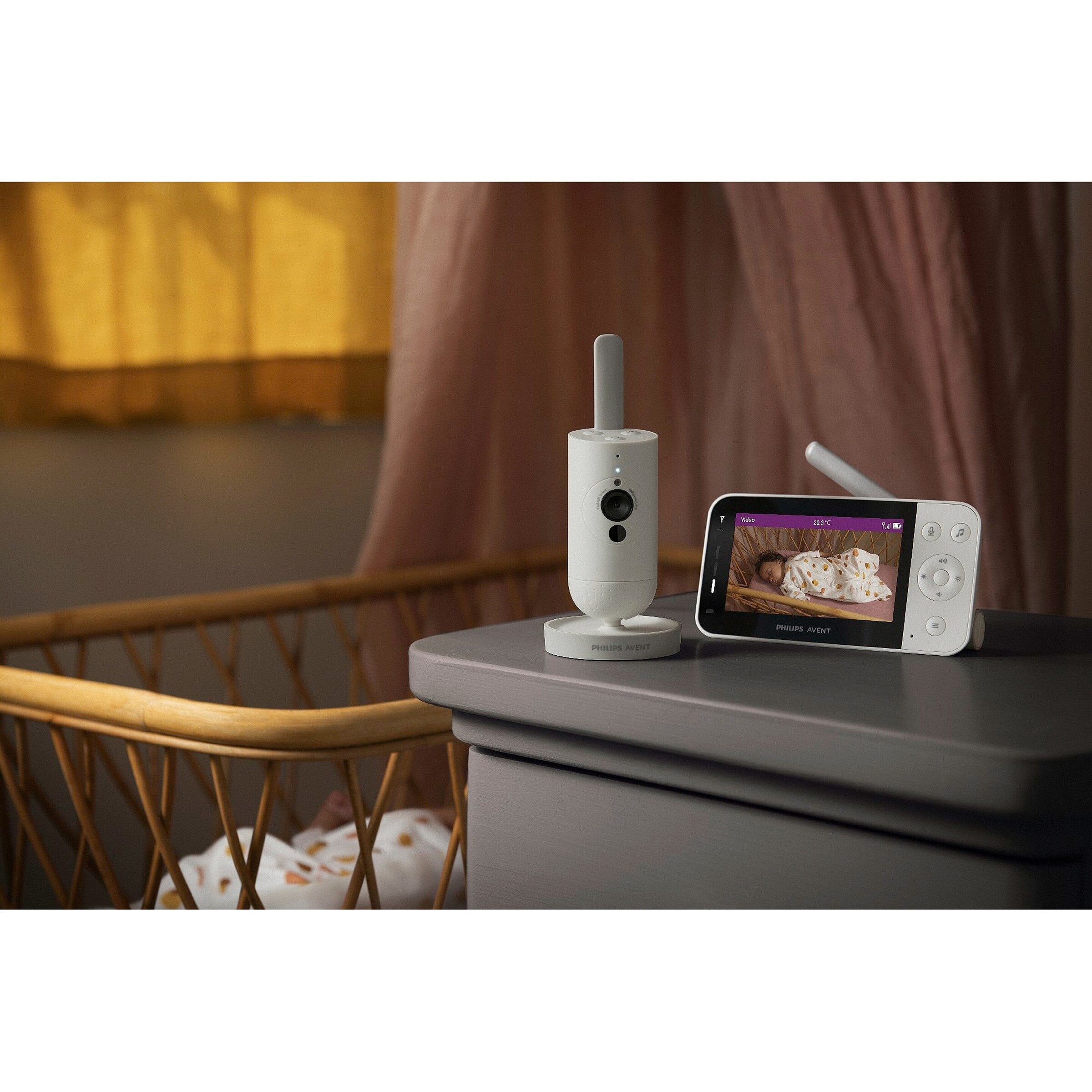 Philips Avent Babyphone Connected mit Kamera SCD921/26