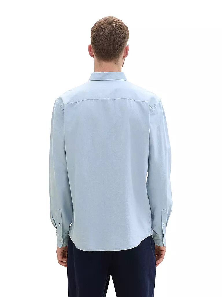 TOM TAILOR Hemd Regular Fit hellblau