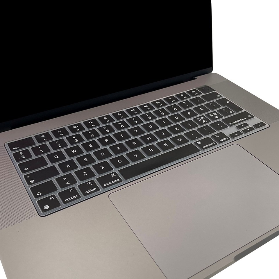Philbert - Keyboard Cover - Scandinavian letters - MacBook Pro 14”/16” M1-M2 2022-2023 and MacBook Air 13,6..