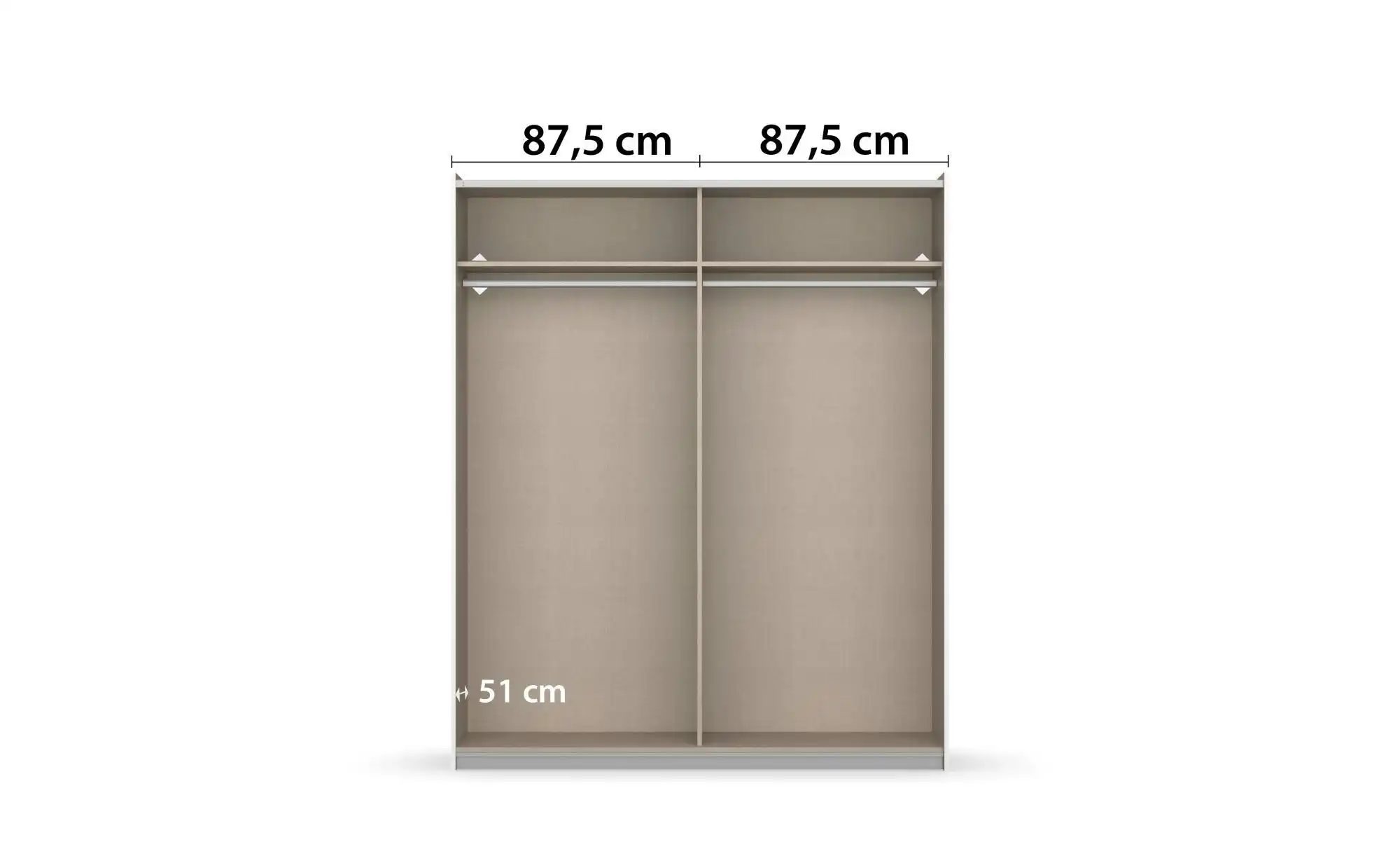 Schwebetürenschrank Acton