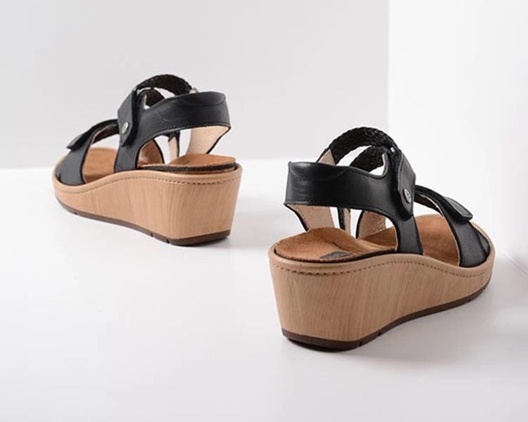 Wolky 00355030 La Jolla Viagretta leather zwart