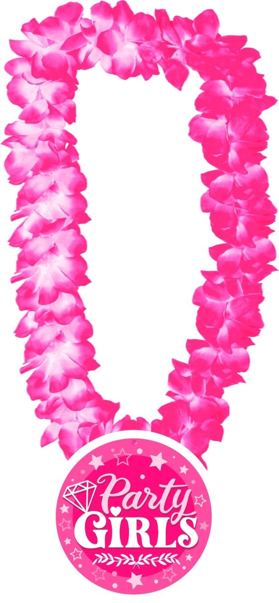 Roze Hawaii Krans Party Girls