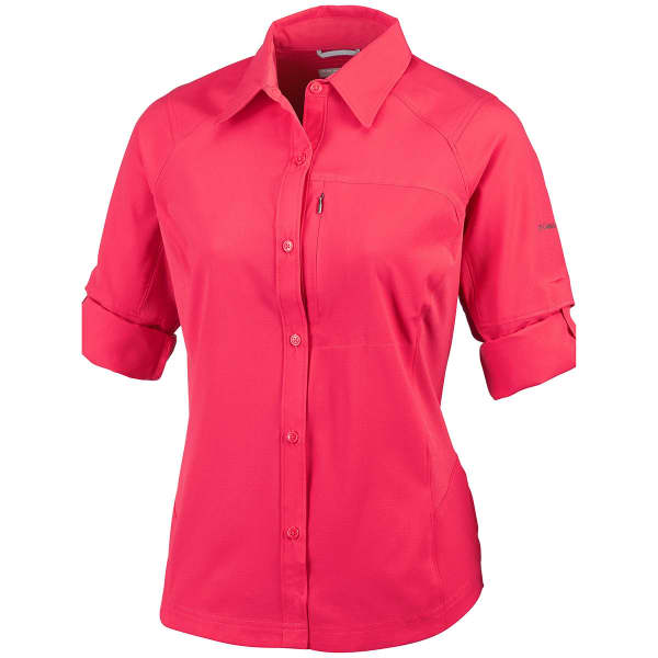 Chemise randonnée COLUMBIA COLUMBIA SILVER RIDGE L/S W RED CAMELLIA 18 RED CAMELLIA
