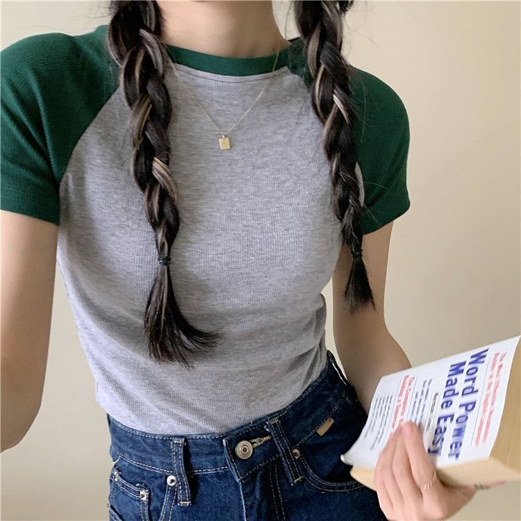 GOUB - T-shirt met korte mouwen en raglanmouwen