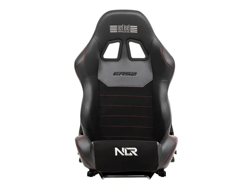 Next Level Racing ELITE SERIES ERS 2 - Racersimulator-cockpitsæde - lænestol - armstøtter - ruskind, PU-læder (termoplastisk polyuretan   polykarbonat)