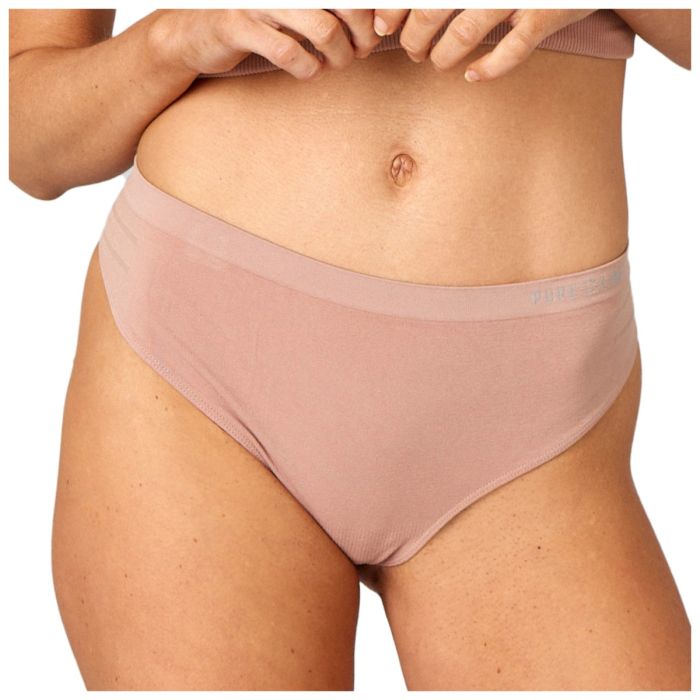 PureLime Dame Undertøj og basislag Seamless Thong Pink