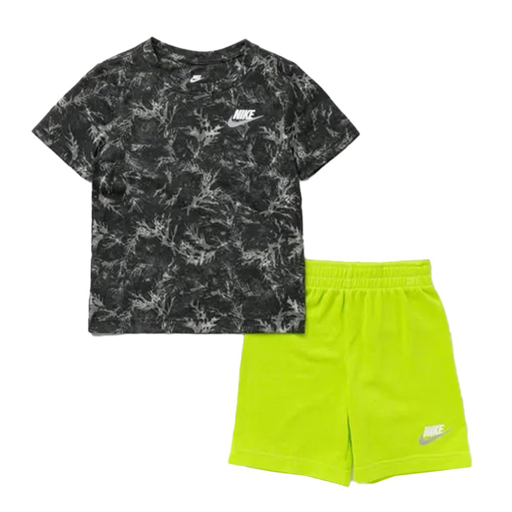 Nike Ensemble Gris/Vert Garçon Nike Nsw Leaf