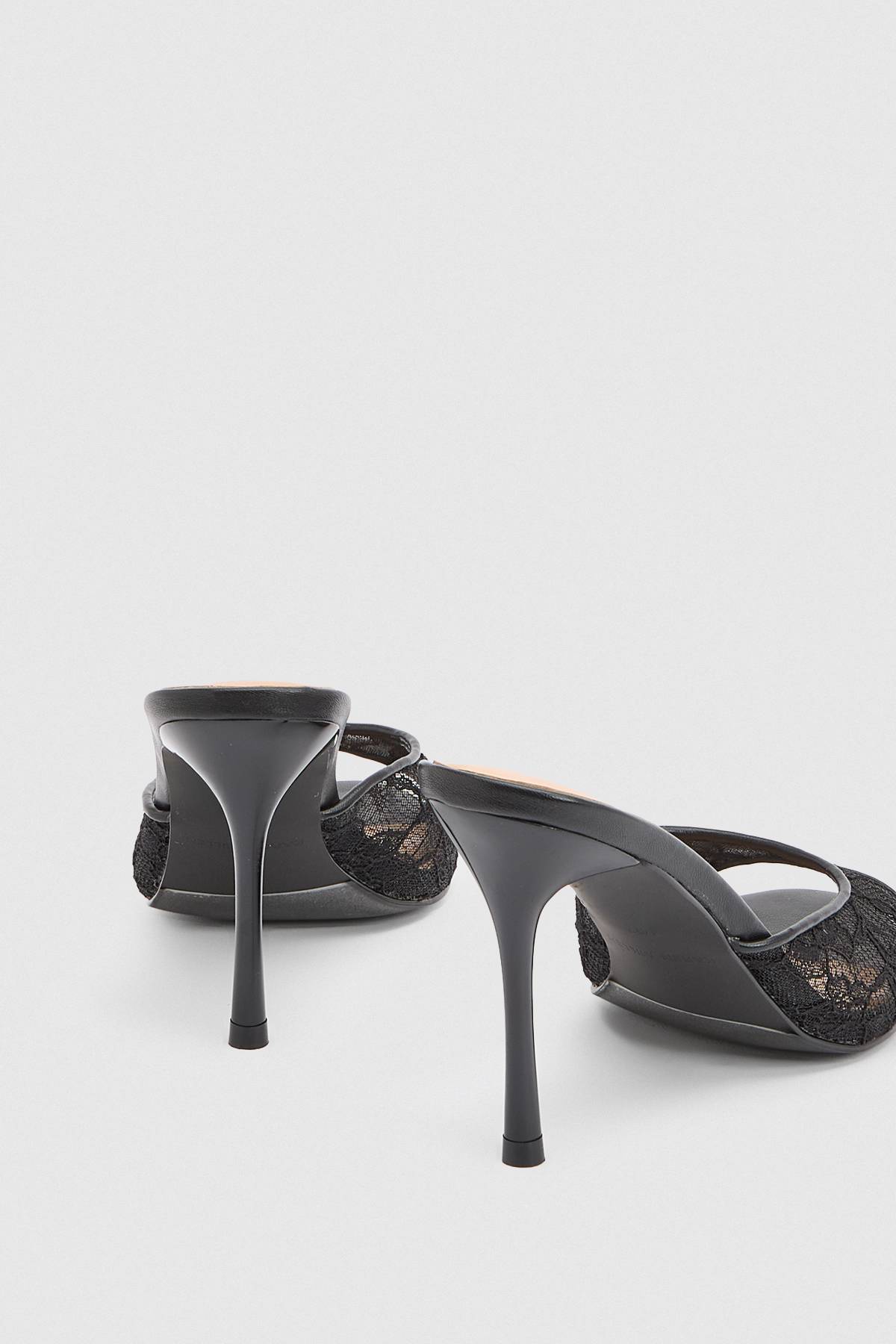 KarenMillen Mule À Bout Ouvert En Dentelle