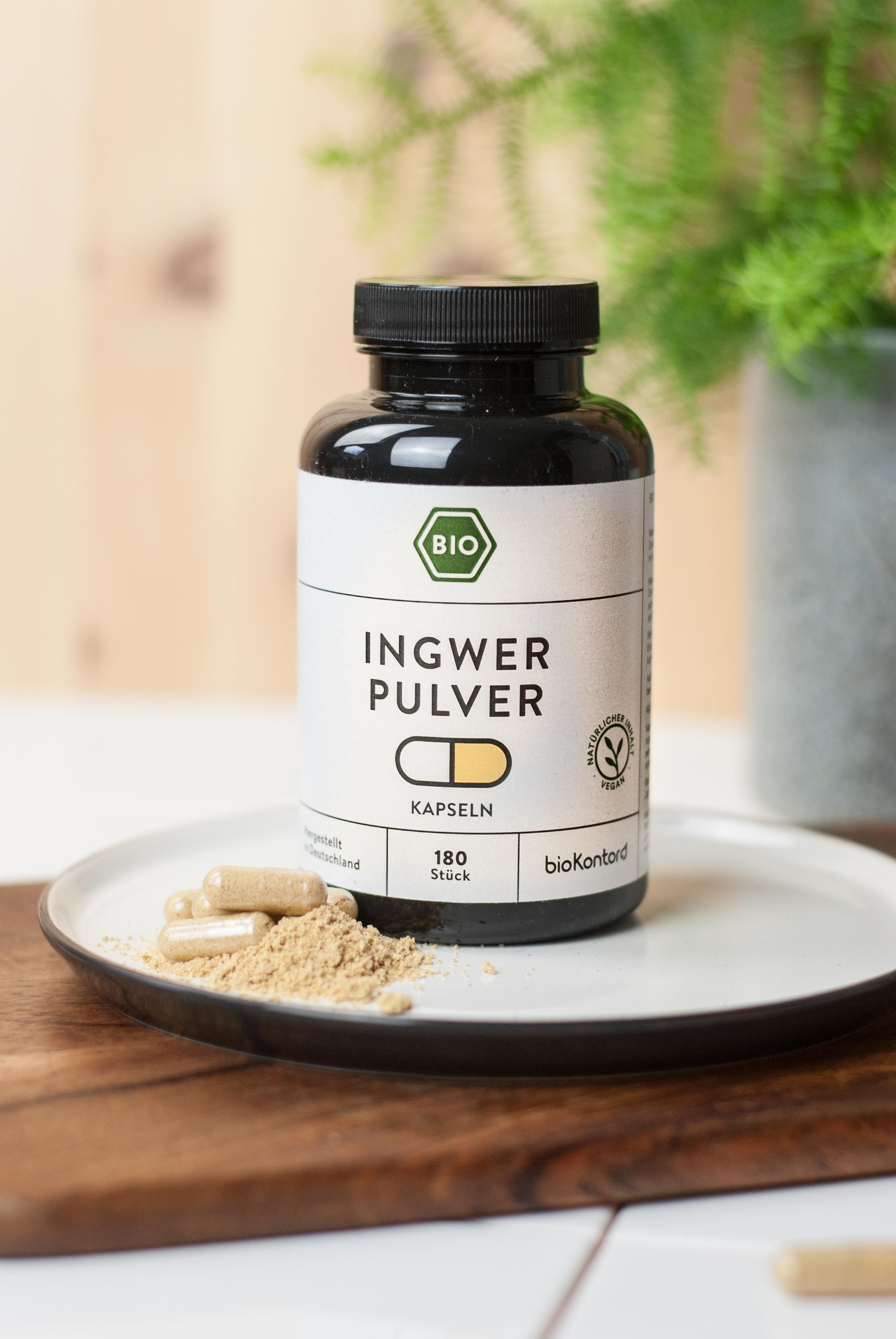 bioKontor Ingwerpulver Kapseln