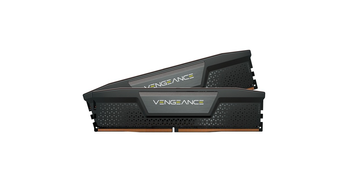 Corsair32 GB DDR5-6400 Kit werkgeheugen  (Zwart, CMK32GX5M2B6400C32, Vengeance, XMP)